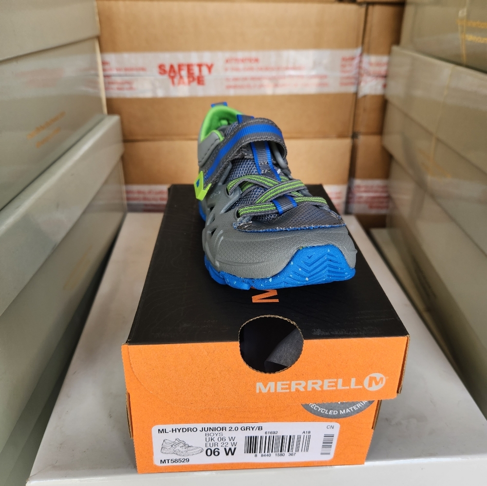 Kids size Merrell shoes